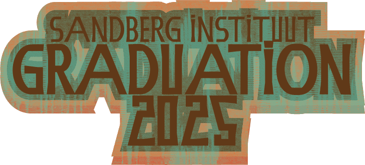 Logo reading Sandberg Instituut Graduation 2025